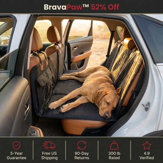 BravaPaw™ Hard Bottom Car Seat Cover