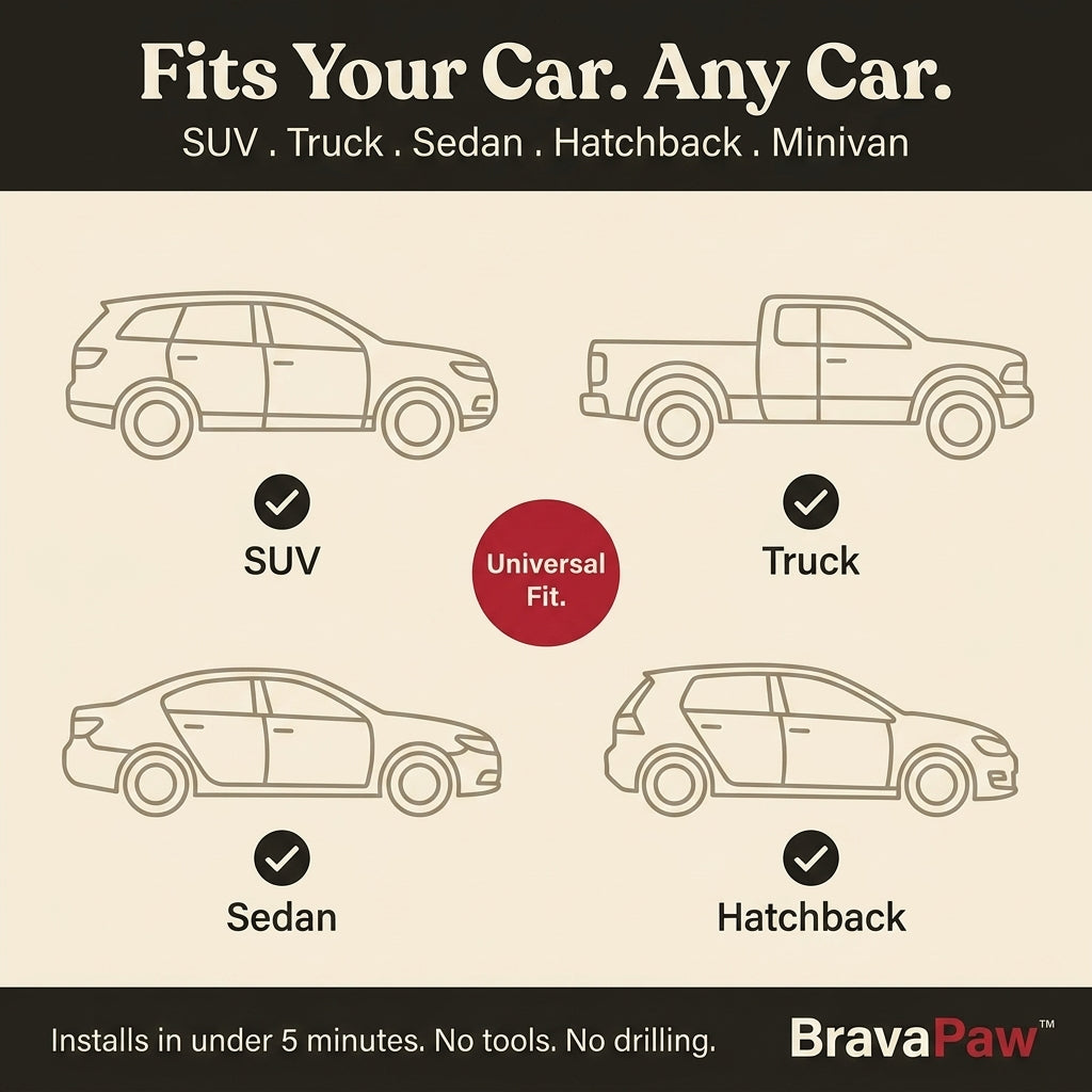 BravaPaw™ Hard Bottom Car Seat Cover