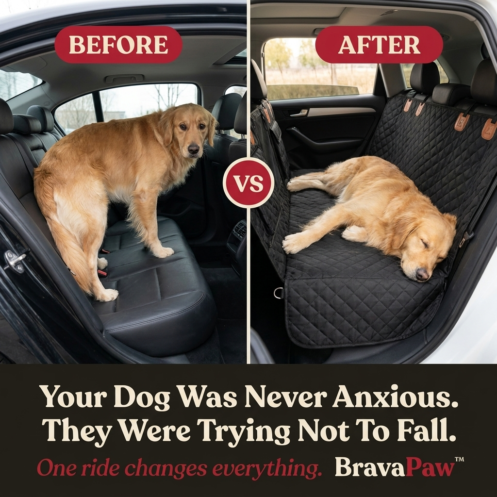 BravaPaw™ Hard Bottom Car Seat Cover